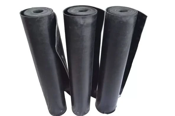 Single Double Fabric Impression NBR Rubber Mat Rolls Rubber Flooring Sheet