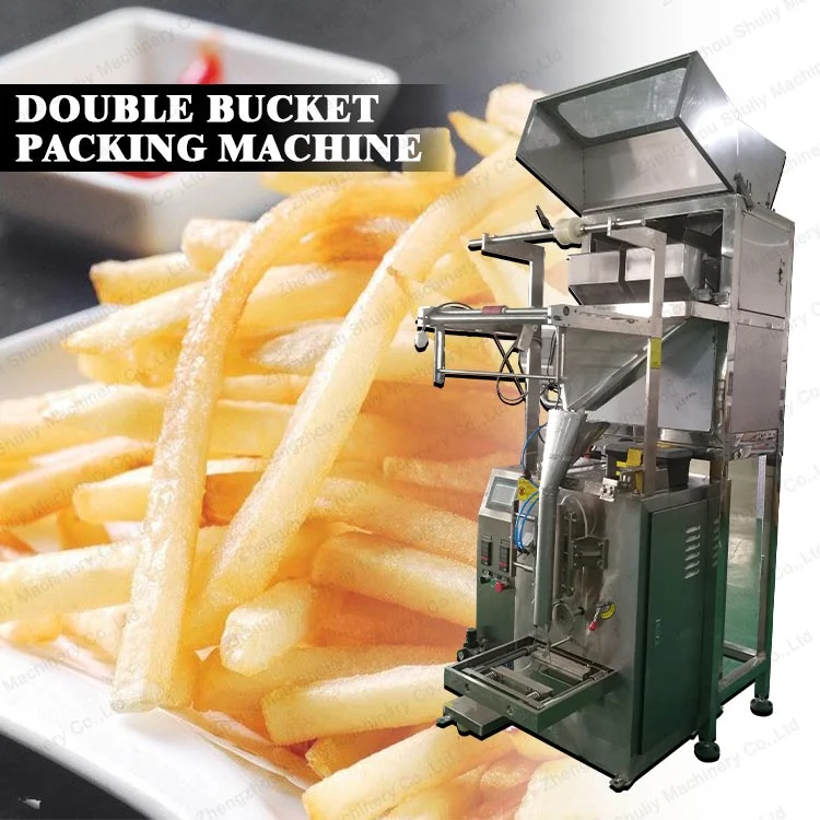 Multi Function Automatic Two Heads Scale Pouch Granule Packing Machine