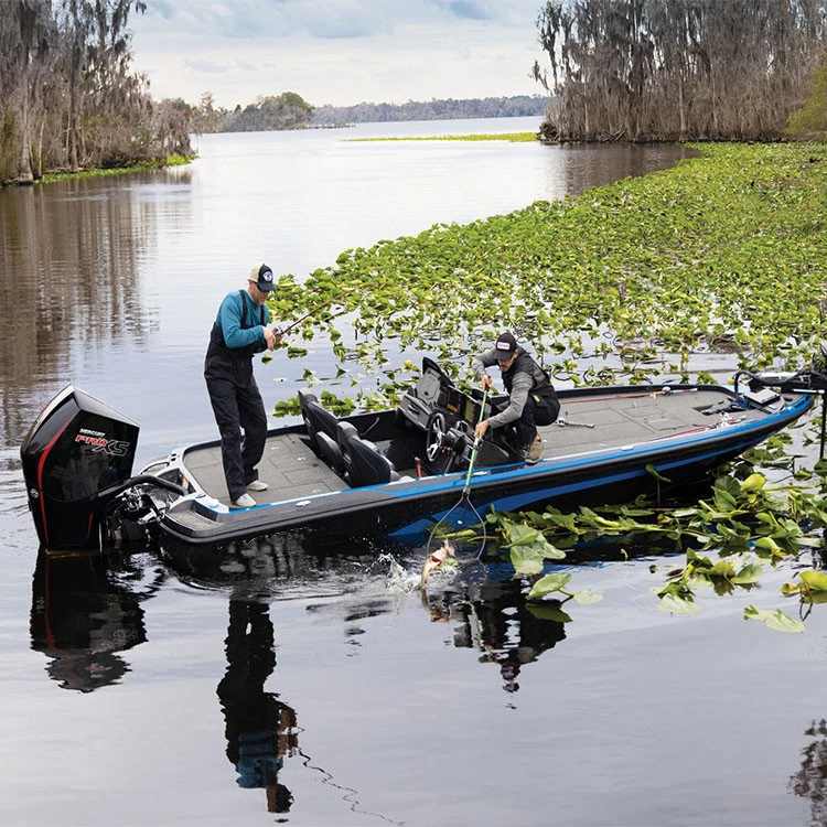 Barco de velocidade desportiva em alumínio KinOcean Saltwater Fishing com motores fora de borda Iates para Venda