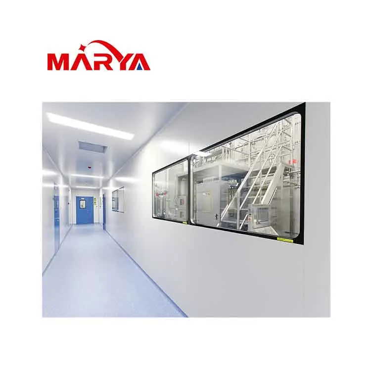 Marya ISO 5/6/7/8 Pharmaceutical Dust Free Clean Room Manufacturers with HVAC System and FFU