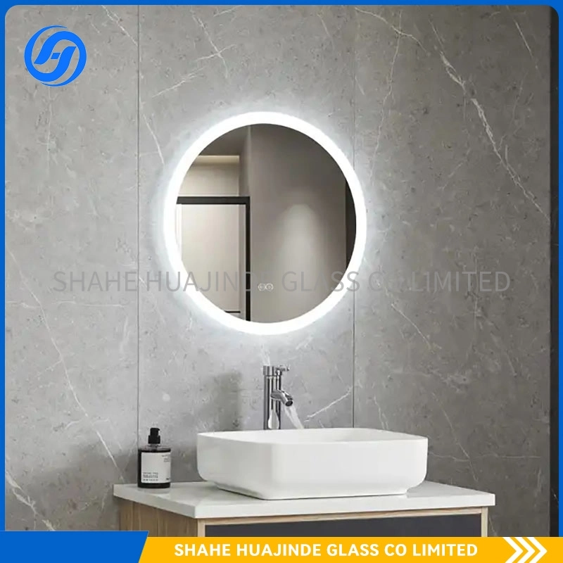 Wholesale/Supplier Modern Rear View Wall Mounted LED Mirror Touch Screen Oval Smart Bathroom Mirror for Bath