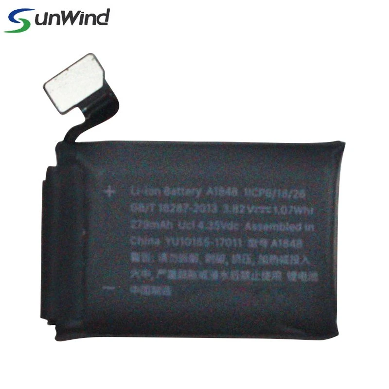 New Arrival 3.82V 279mAh A1848 Li-Po Battery Pack for iWatch Apple Smart Watch Series 3 Battery Cellular 38mm