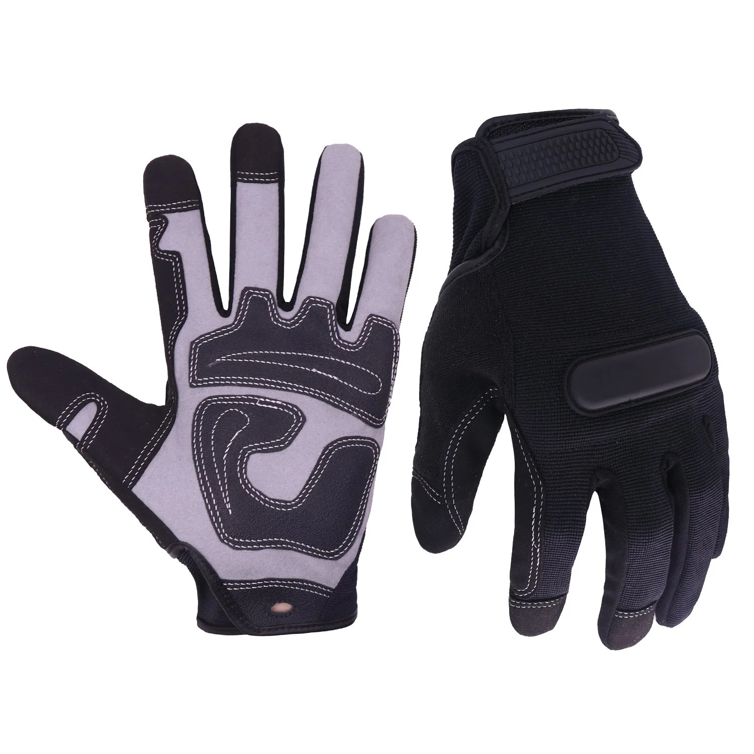 Prisafety Dexterity Synthetic Leather Anti-Vibration Work Gloves Impact Protection Gloves Touch Screen Safety Mechanic Gloves