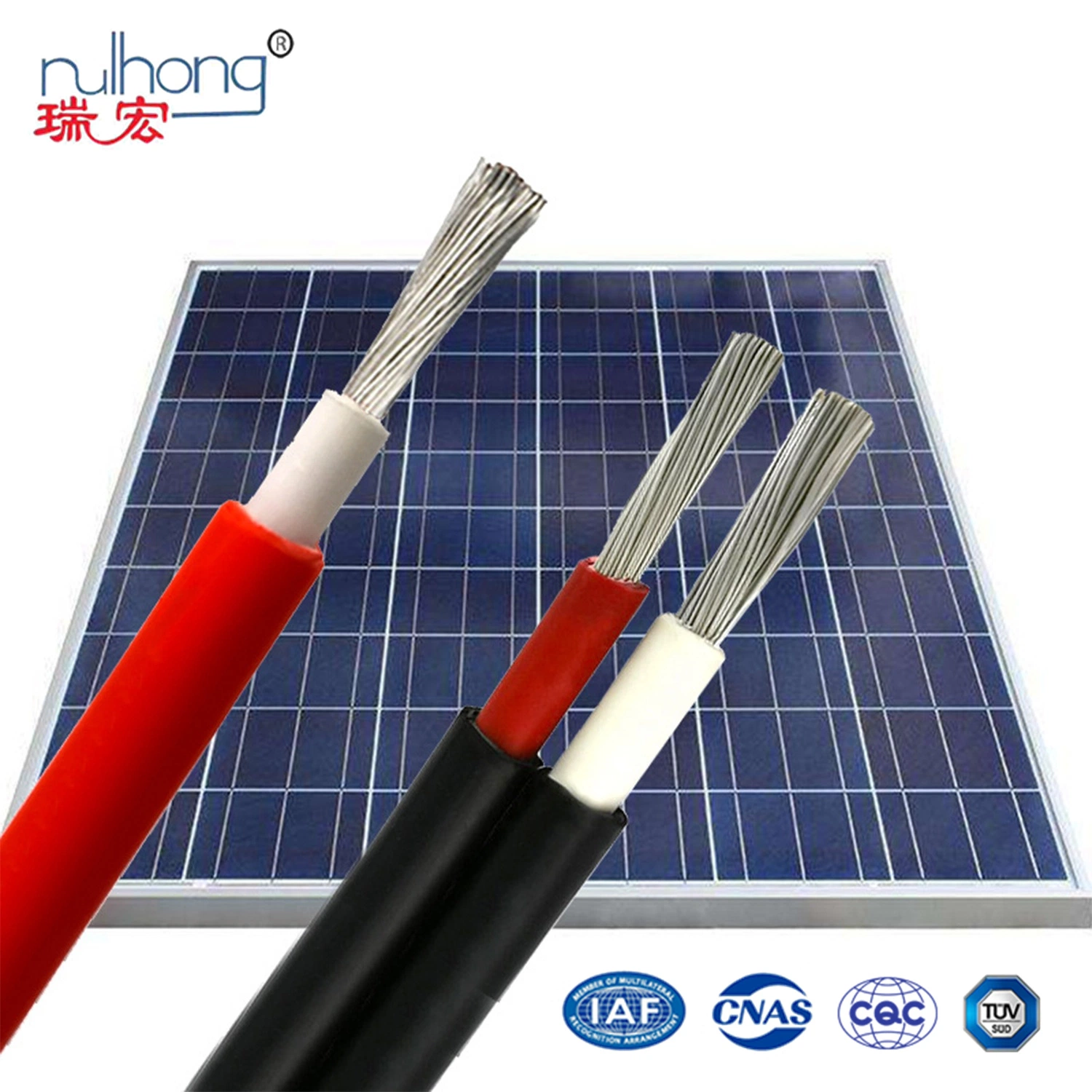 Großhandel 4mm 6mm 10mm Zinn Kupfer Photovoltaik Solar DC Electric Draht Flexible elektrische PV-Kabel