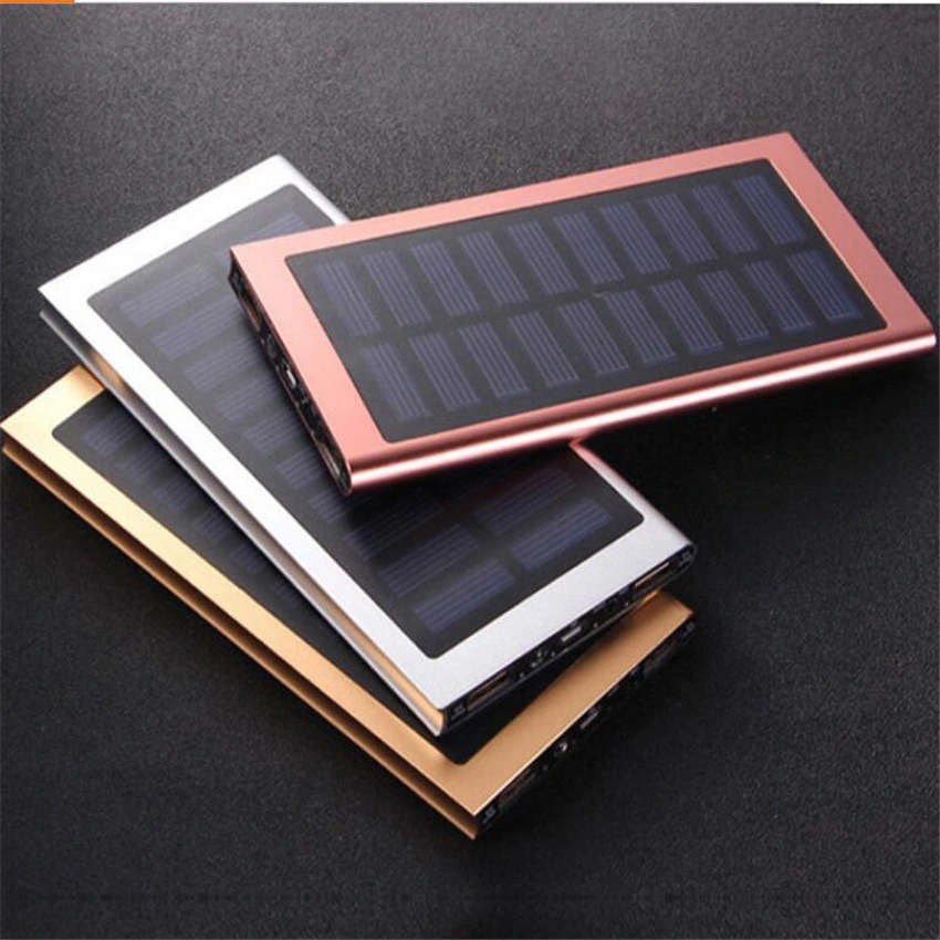 Solar Power Bank External Battery Powerbank Portable Mobile Phone Solar Charger