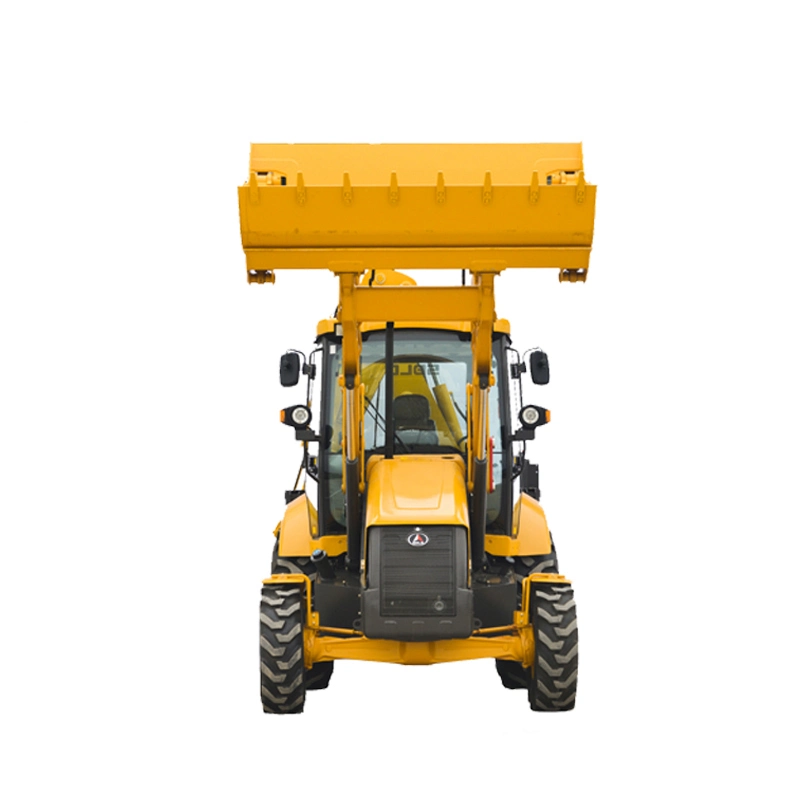 B877 Backhoe Loader Manufactured in China B877f 1800kg Loading Capacity, Carraro Gearbox and Axle