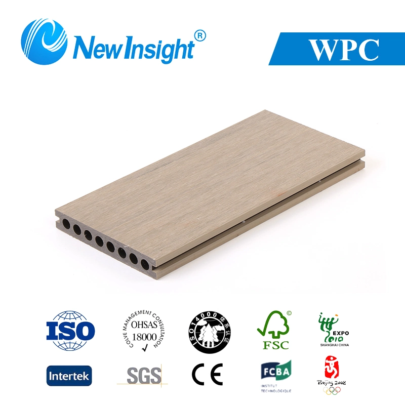 Co-Extrusion Capped Wood Plastic Composite Decking