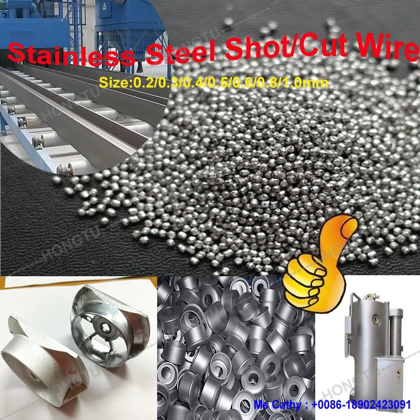 Blasting Media Stainless Steel Cut Wire Shot for Deblurring and Cleaning of Weldments