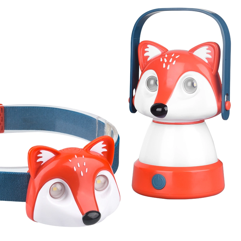 3AA-bateria luz portátil em forma de animal pouco Raccoon Camping Light