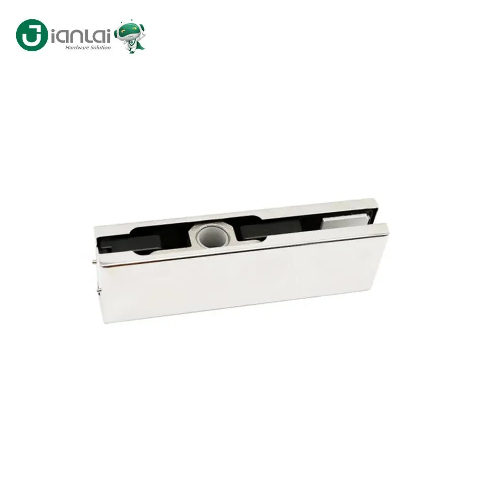 Stainless Steel Frameless Glass Clamp Chrome Top Door Patch Fittings