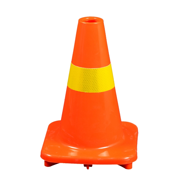 CE Road Safety Flexible Manufacturer PVC Reflective Road Sign Traffic Cone