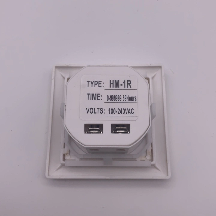 50 Hz 60 Hz Hm-1R Hm-1 Preto Branco Resetável Square Visor LCD selado o contador de horas do horímetro digital