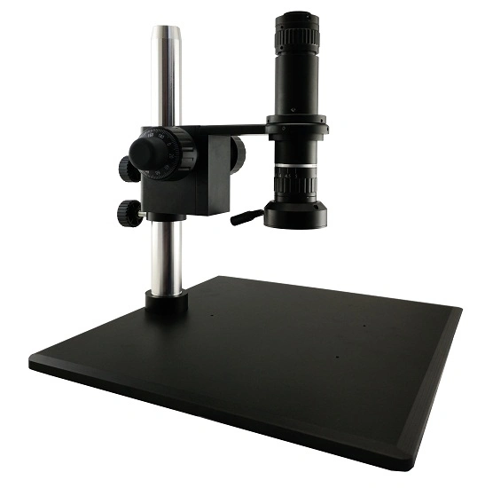BestScope BS-1080C 0,054X-1500X Ringlicht industrielle Inspektion Monokular Zoom Mikroskop