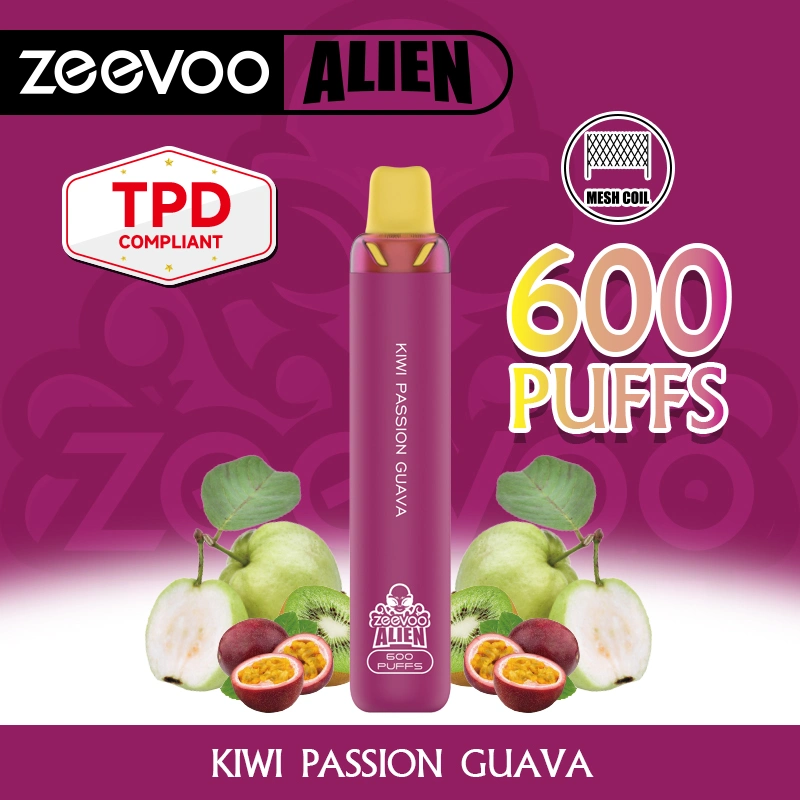 10 Flavors Mix Zeevoo Alien Grande fumée cigarette électronique jetable Vipe Puff plus