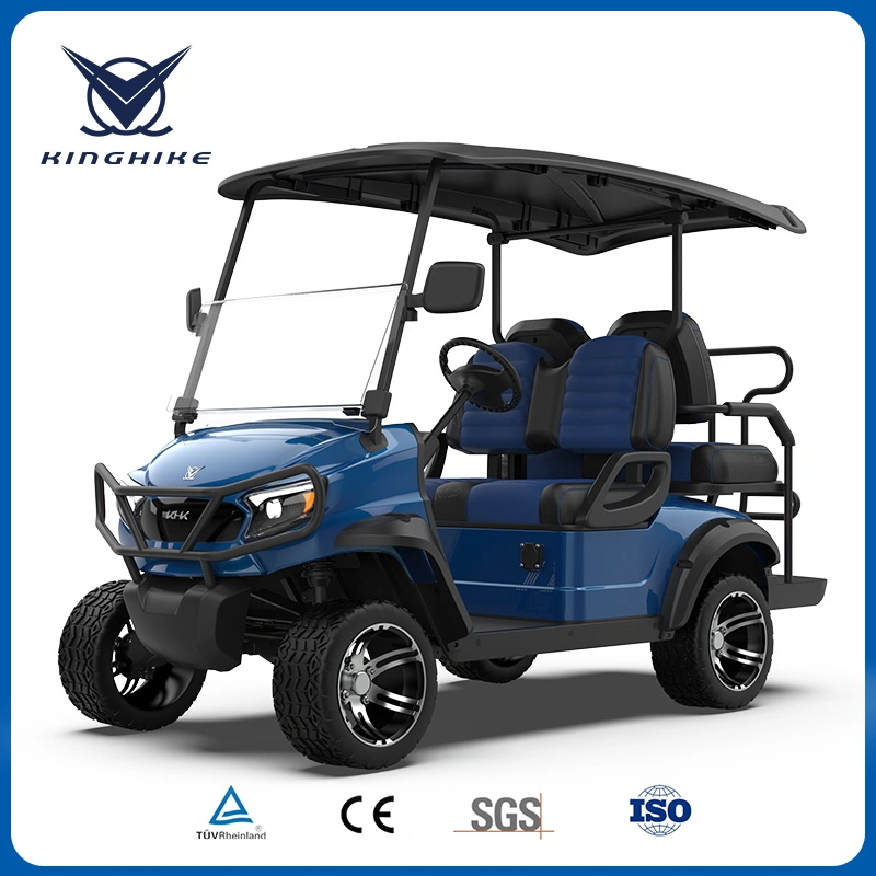 72V batería de litio bastidor de acero de alta potencia ODM independiente personalizado Freno de disco de suspensión 2 asientos eléctricos levantados Golf Carts