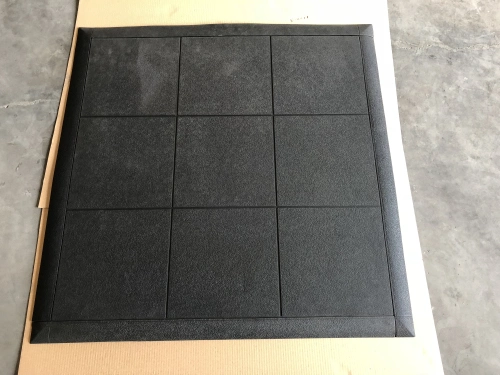 Anti-fatigue Mat avec verrouillage Jigsaw-de-chaussée une salle de gym mat 914x914mm Atelier mat