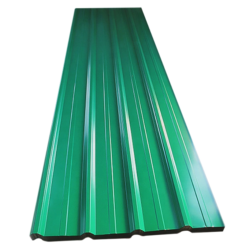 Factory SGCC/Sgch/Dx51d+Z 0.28mm 0.22mm 0.23mm 0.25mm PPGI Construction Tile Color Coated Metal Steel Plate Corrugated Prepainted Galvanized Iron Roofing Sheet