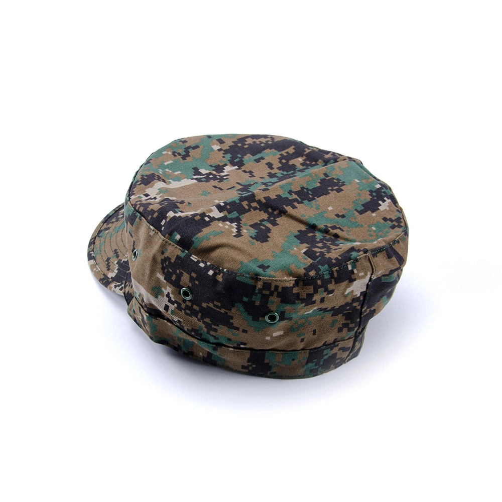 Large Stock High quality/High cost performance Camouflage Army Style Caps Military Style Flat Top Cap