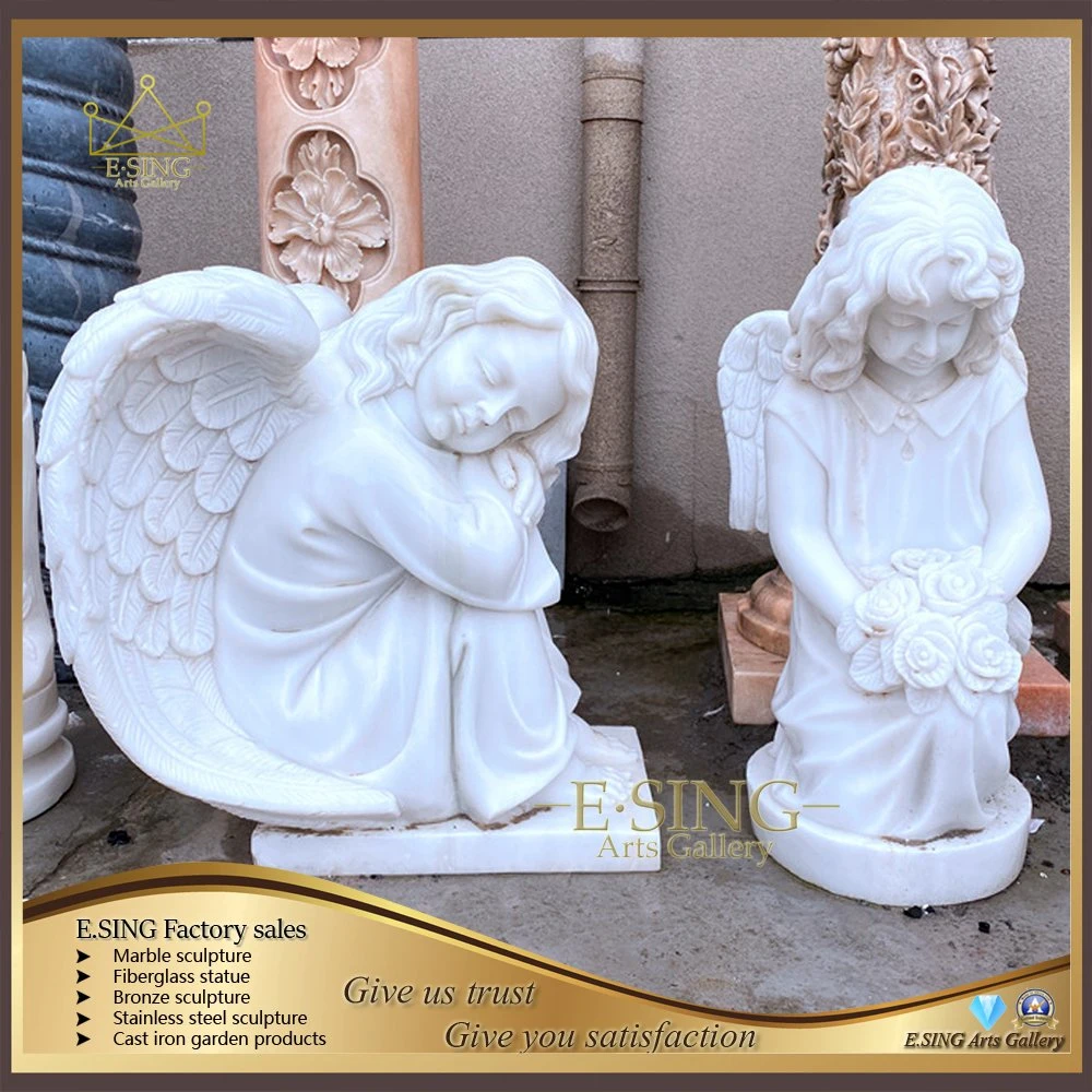 Angel статую Headstone гранита многоместного Tombstone и Памятника по дереву и скульптура