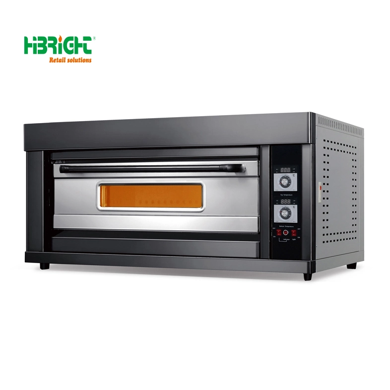 High-Temperature Stainless Steel All Glass Windows Commercial Kitchen Deck Oven