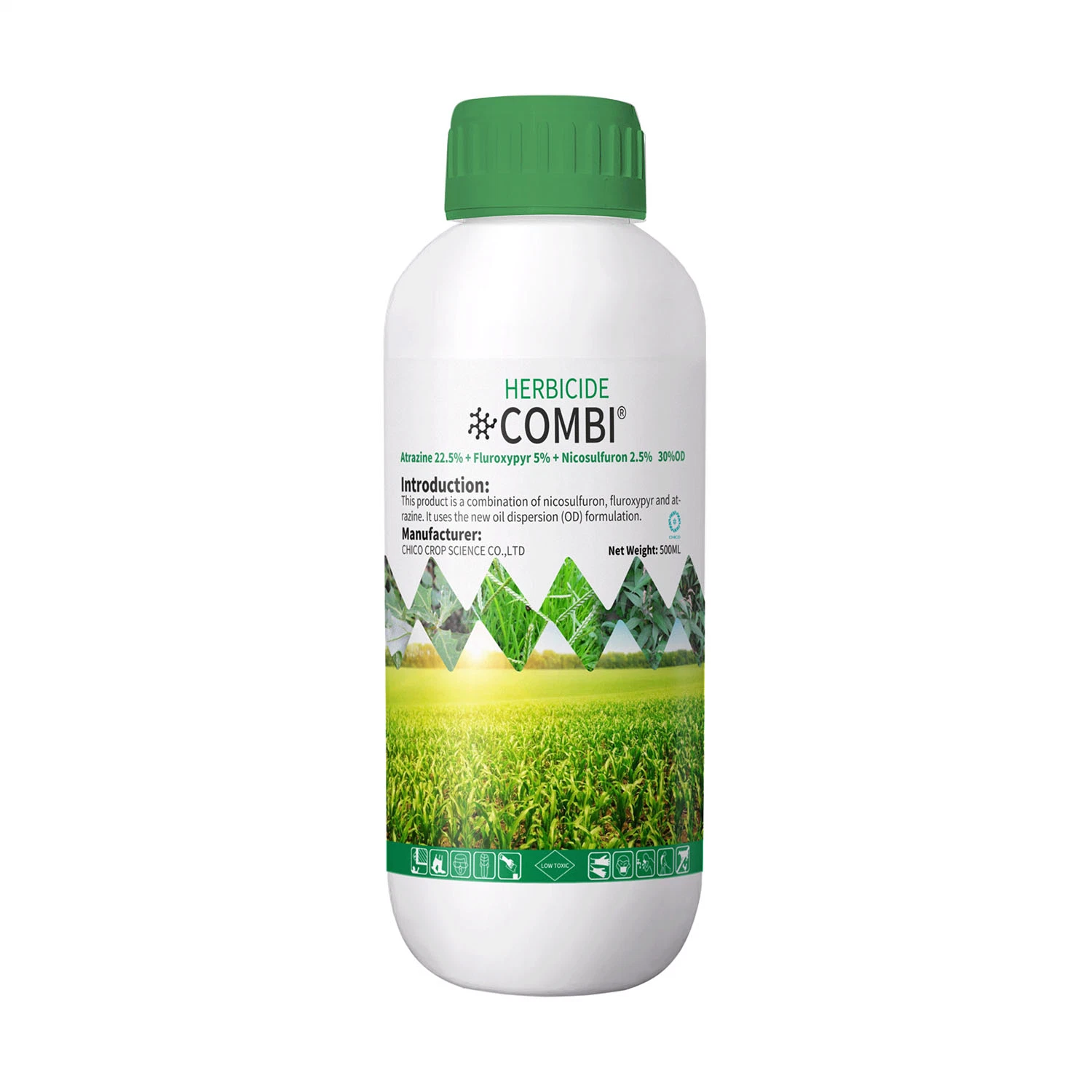 Campo de maíz Weedicide productos químicos, la atrazina el 22,5% + Fluroxipir el 5% + 2,5% Nicosulfuron 30%Od.