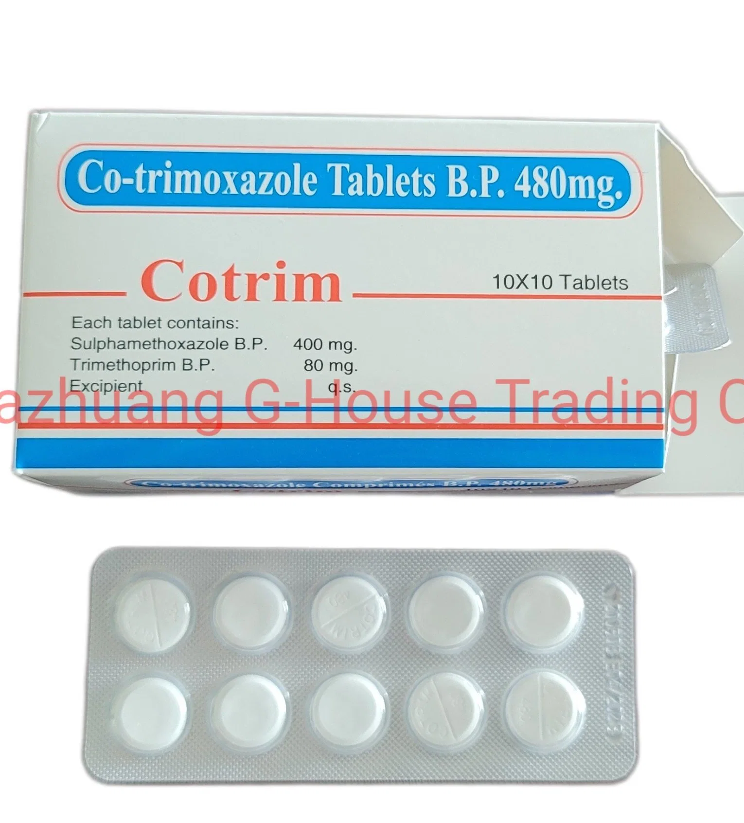 Tablet co-Trimoxazole 480mg medicamentos farmacêuticos