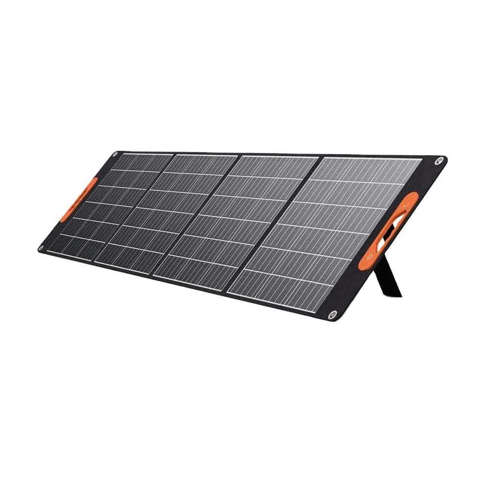 200W 18V Portable Solar Panel Monocrystalline Camping Foldable Flexib for Applicable 1000W 1500W Lithium Iron Phosphate Battery