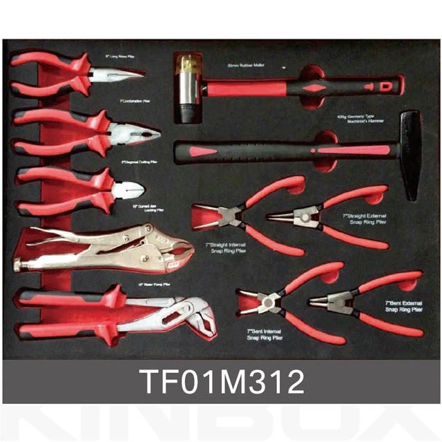 Gaveta Kinbox 7 caixa de ferramenta CNC Carrinho com 147 PCS Conjunto de ferramentas manuais para a reparação
