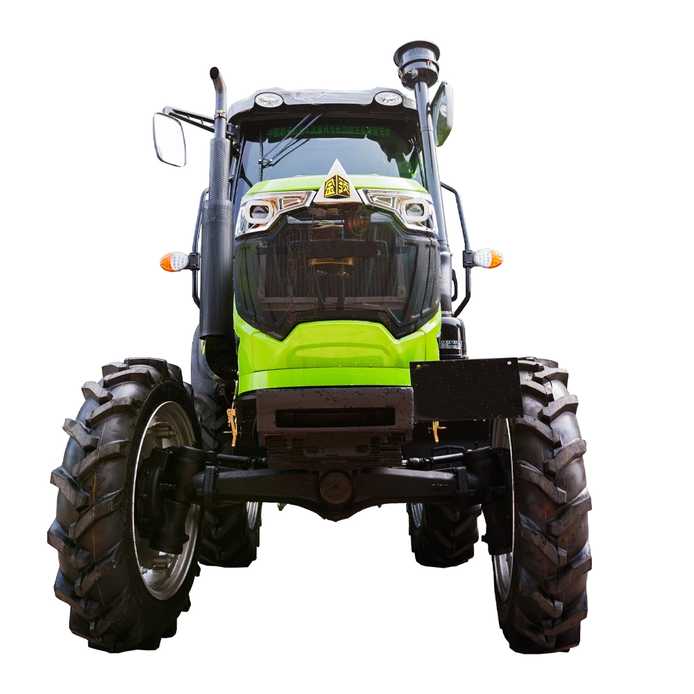 CE Certificated Factory Price 4X4 Compact 90HP Tractor with Loader and Backhoe with Environmental