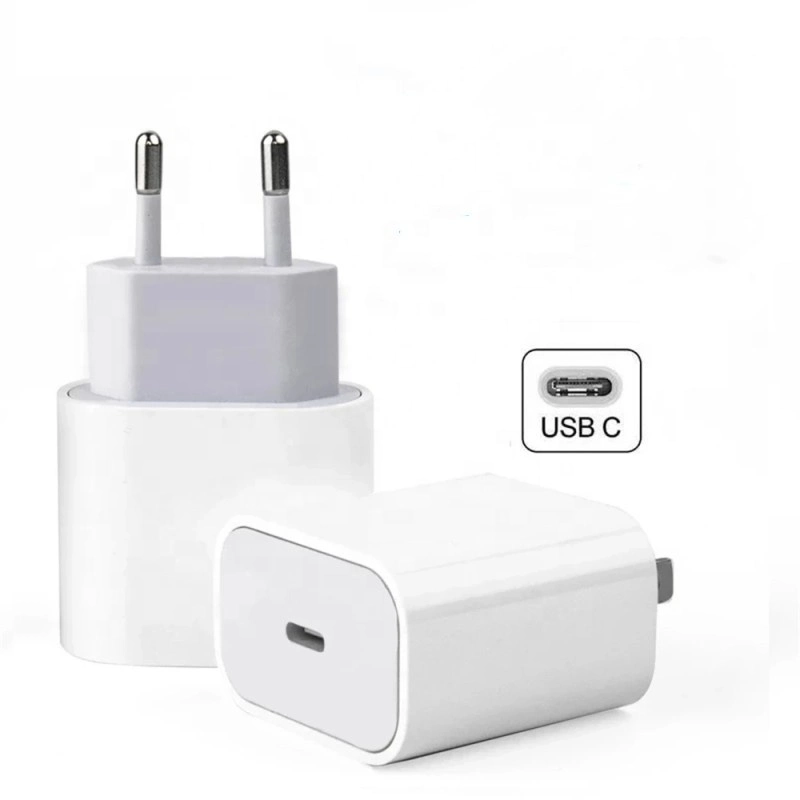 Us/ EU Plug Pd 20W Fast Charging Power Wall Charger USB C 20W Power Adapter for Apple I14 13 12 with Retail Packaging