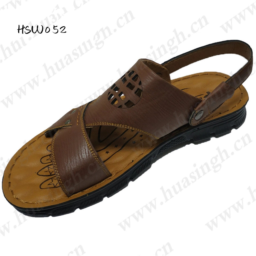 Ywq, Cheap Price Open Toe Design Casual Adult Sandals for Sale Durable Full PU Material Massage Beach Shoe Hsw052