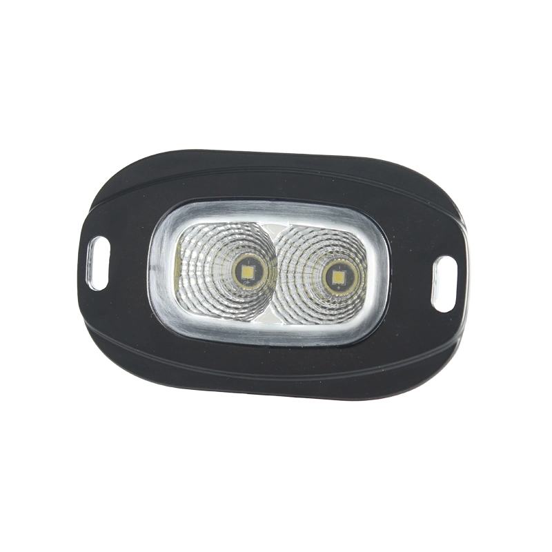 Luz de reversa resistente al agua IP68 3inch 12W Flood LED para agricultura Remolque del tractor Marine