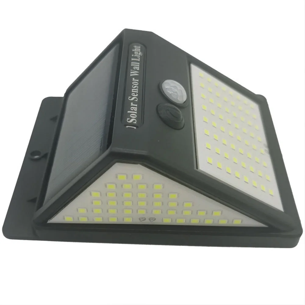 140 LED Wallmount Garden Solar Powered LED Wall Lamp