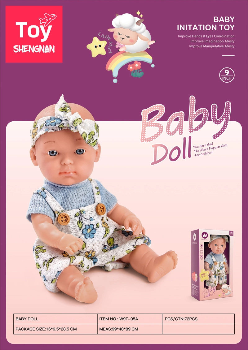 Poupée de la renaissance de bébé jouet silicone réaliste vinyle souple réaliste Kid