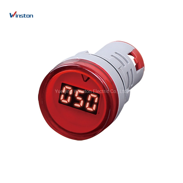 Ad16-22vm 22mm DC 5V - 60V LED Light Mini Digital Voltage Meter Voltmeter Indicator