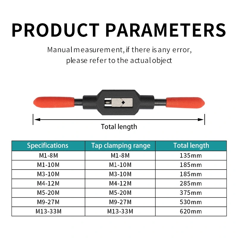 Tap and Die Wrench, Manual Thread Processing Tool