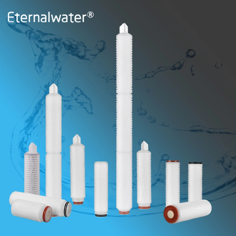 0.1micron Hydrophobic PTFE Membrane Compressor Air Filter Element for Pharma Industry