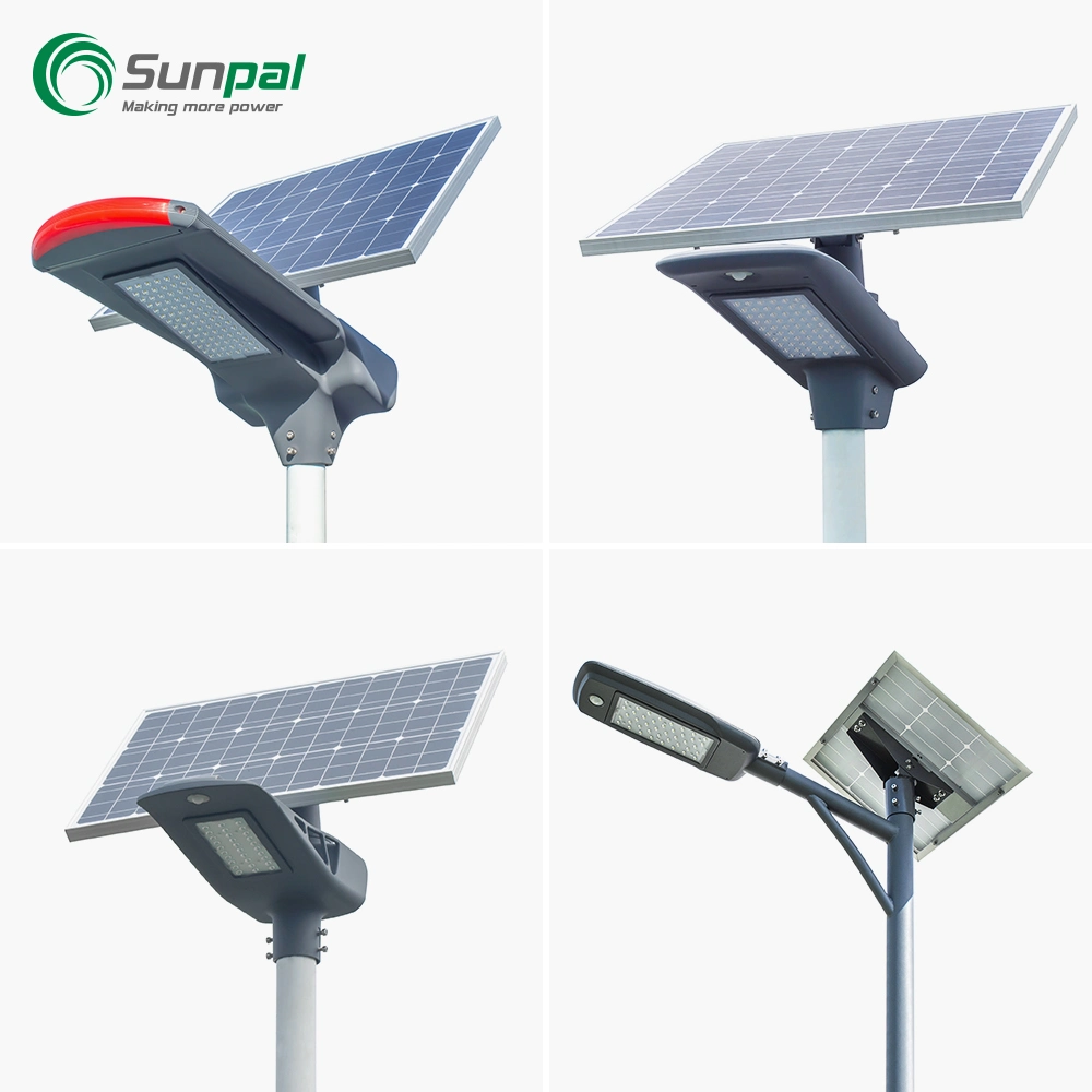 Sunpal 40pm a 50pm Die-Cast lámpara solar calle LED de aluminio