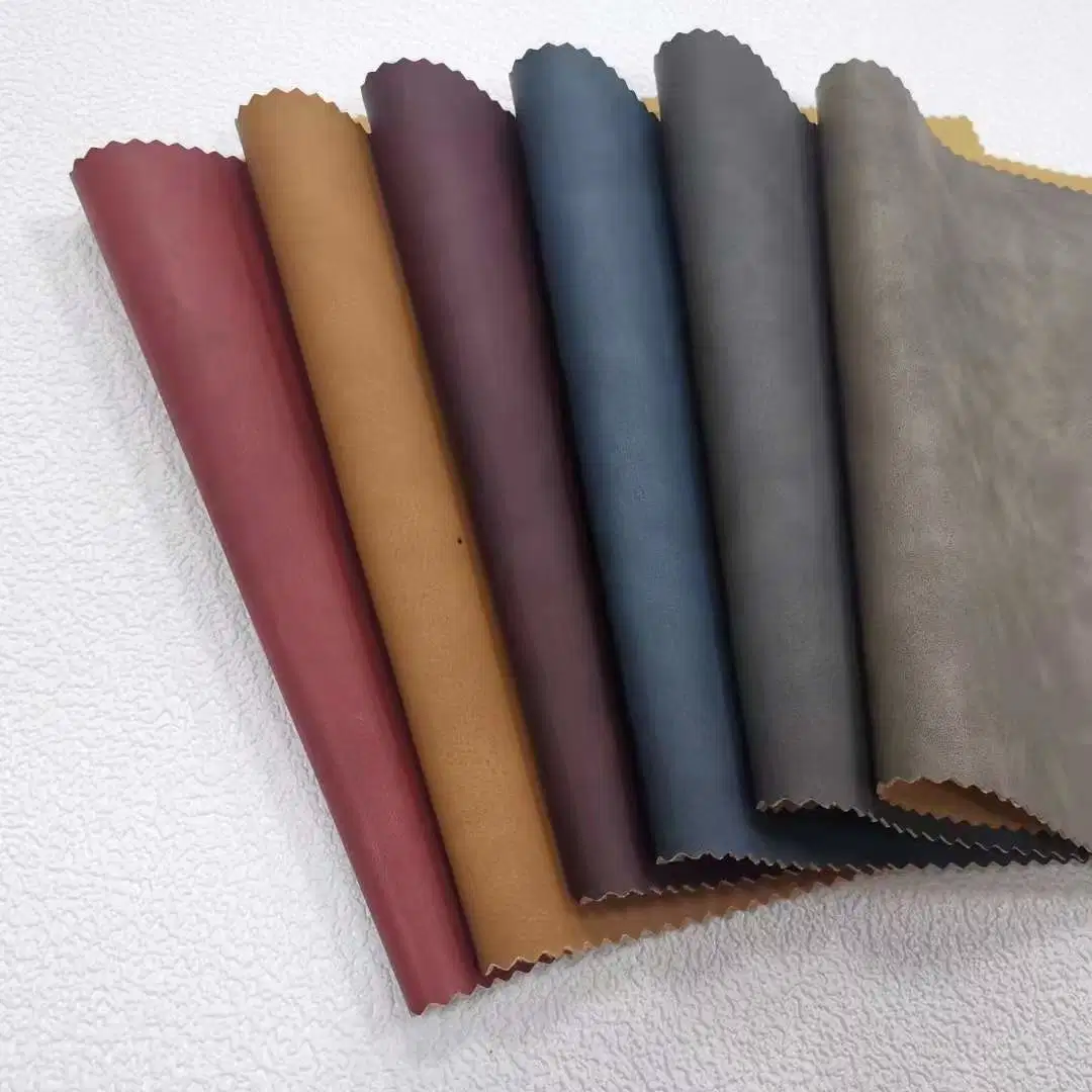 Synthetic Leather Material for Sofas Leatherette Fabric Bags Making