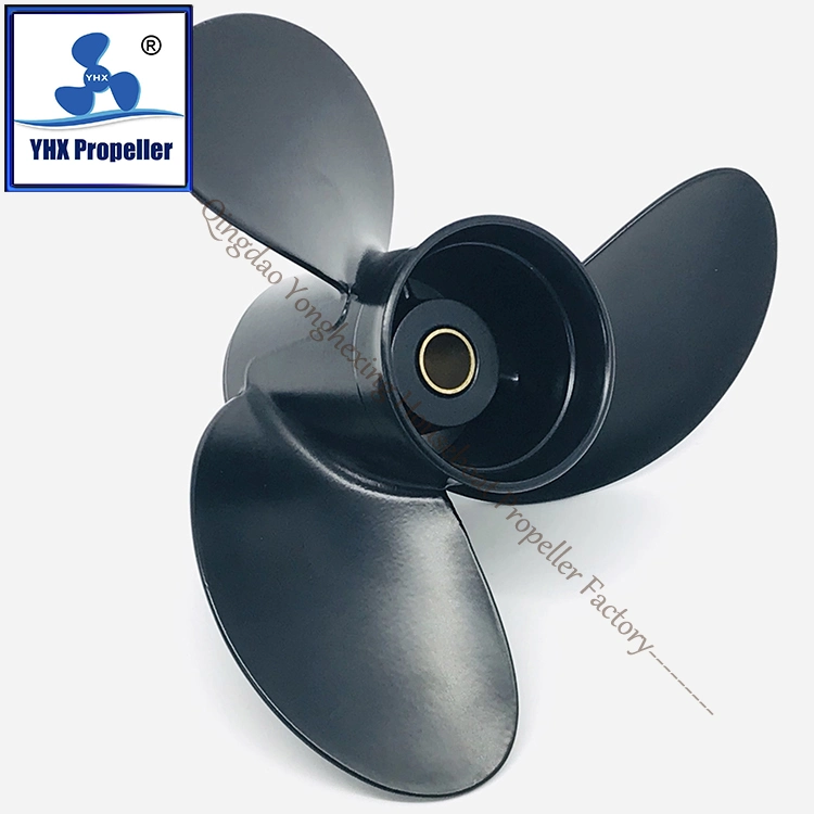 Wholesale Tohatsu/Nissan Aluminum Black Size 8.5*9 Matching 8HP Outboard Engine Cargo Ship Propeller