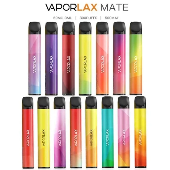 Cheap Disposable/Chargeable Vape 800 Puffs Vaporlax Mate Disposable/Chargeable Device Ecigs 20 Flavors Optional