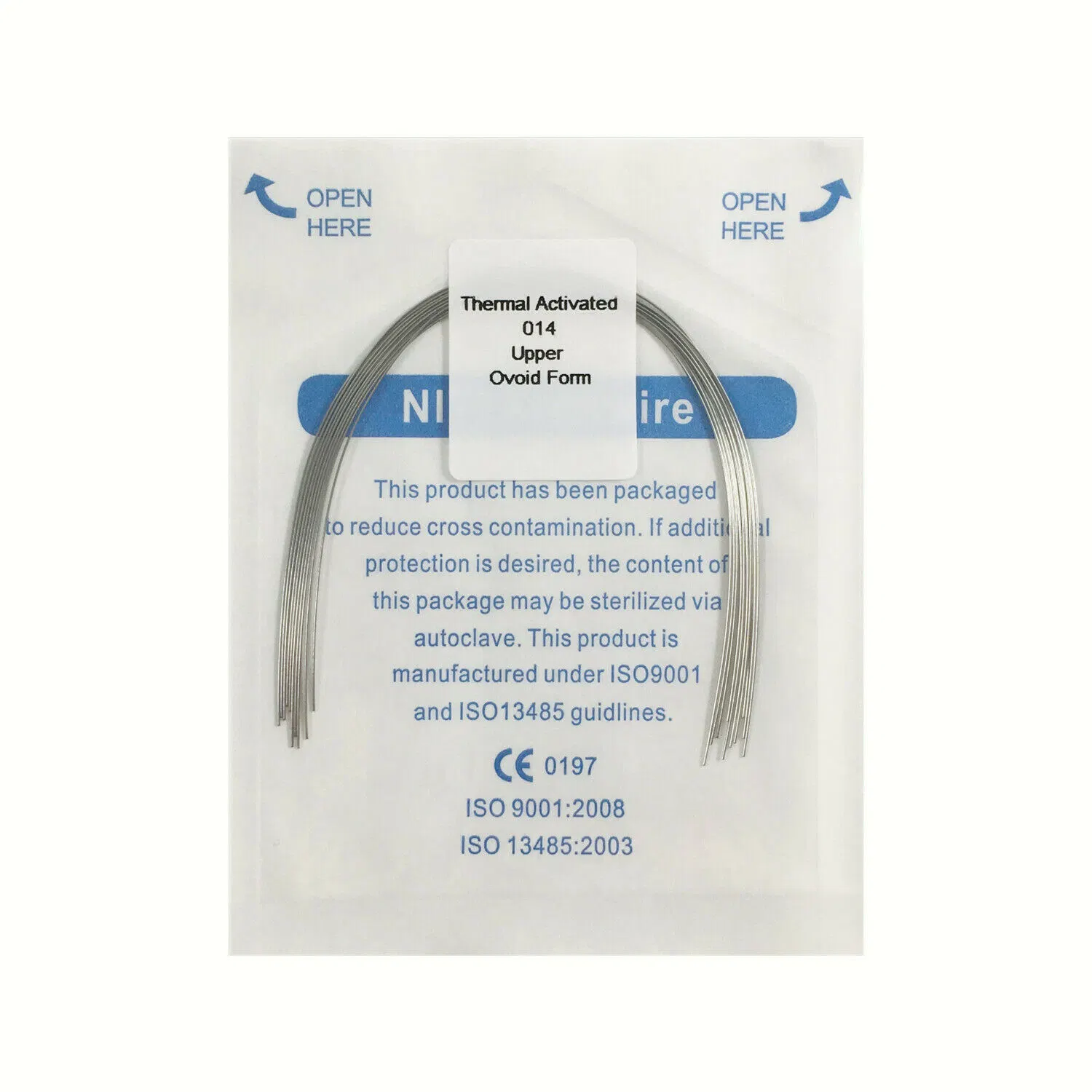 Dental Orthodontic Materials Heat Activated Niti Arch Wire