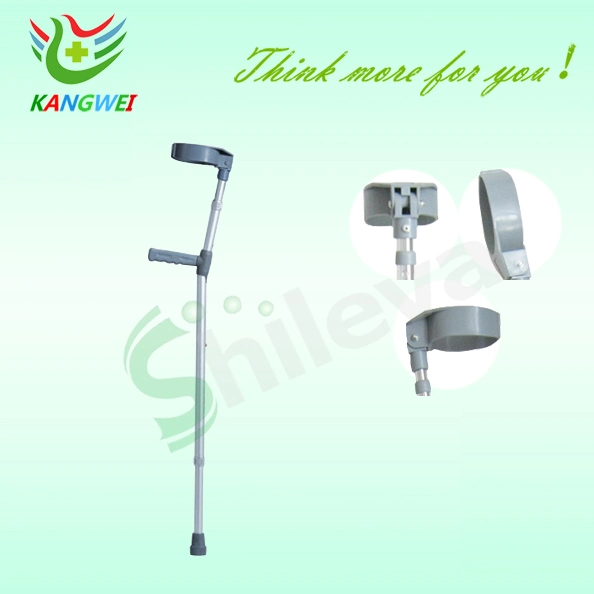 Walking Aid 4-Winged Aluminum Elbow Crutch Slv-E4016