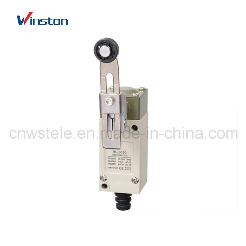 Adjustable Rotary Roller Lever Momentary Limit Switch with CE