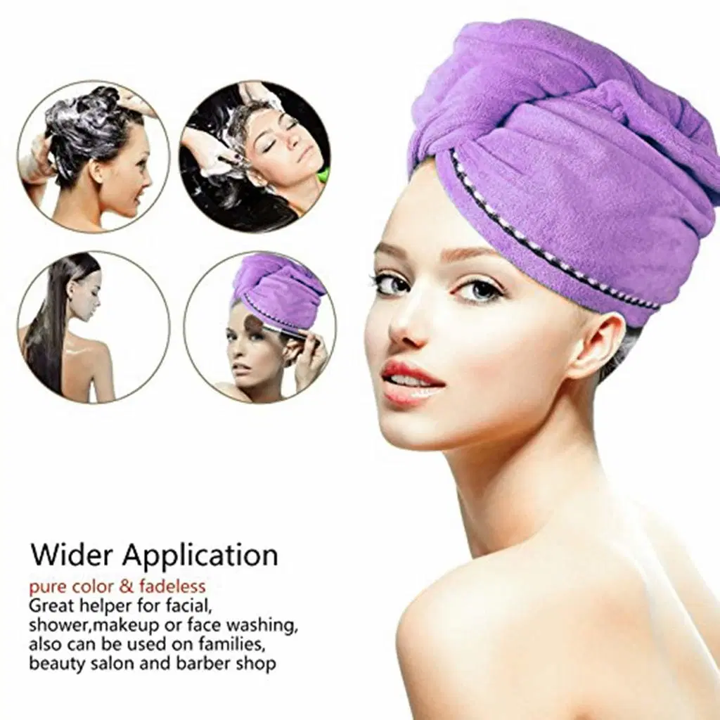 Premium Microfiber Women Hair Care Drying Warp