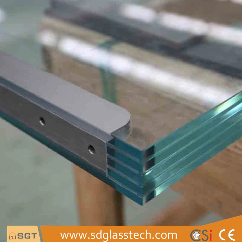 6-12mm Low Iron Clear Toughened Glass Pool Fencing/ Balustrade Glass