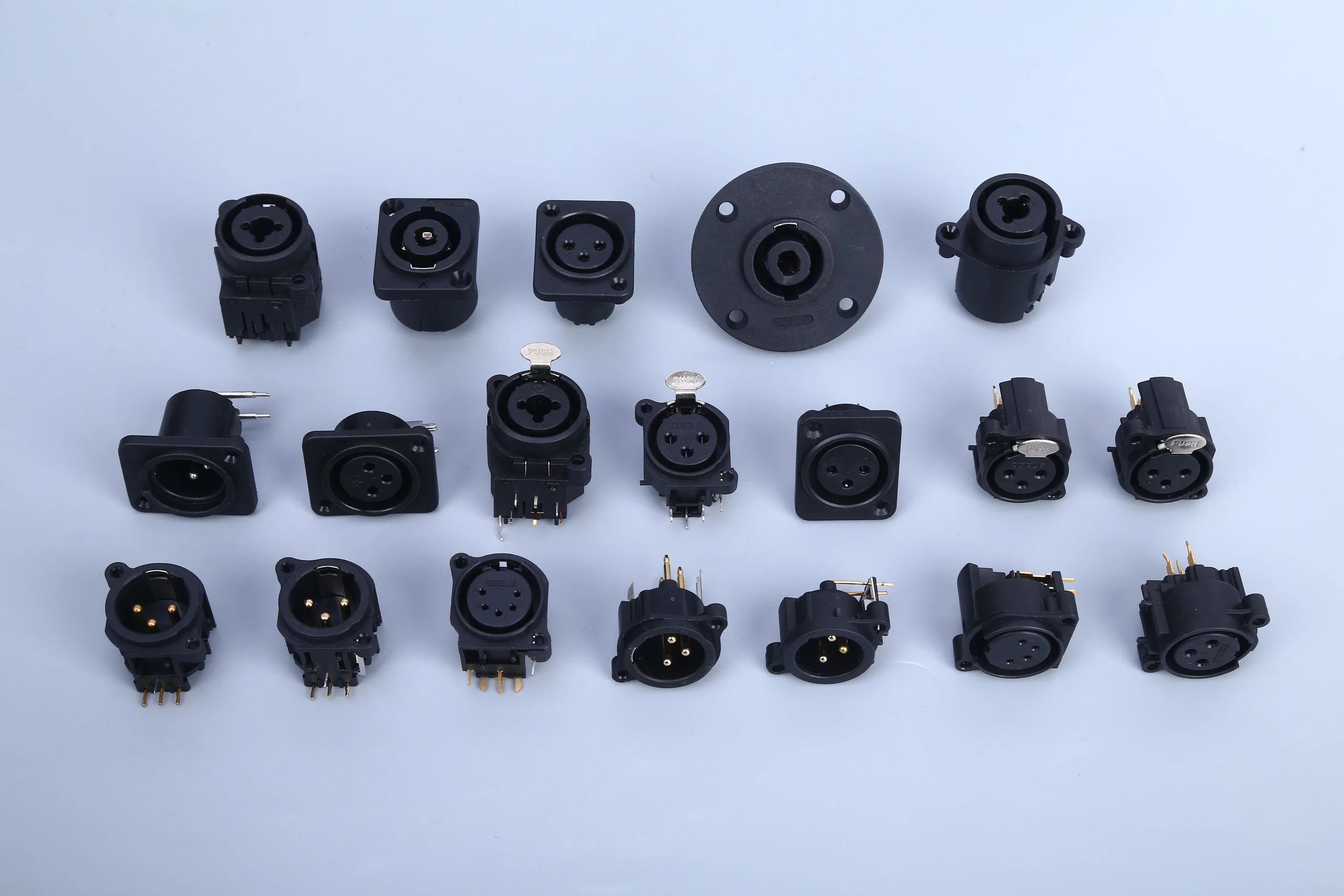 Bulk Supply XLR Combination Connector Series Xlrpj-001p Audio and Video Socket Connector