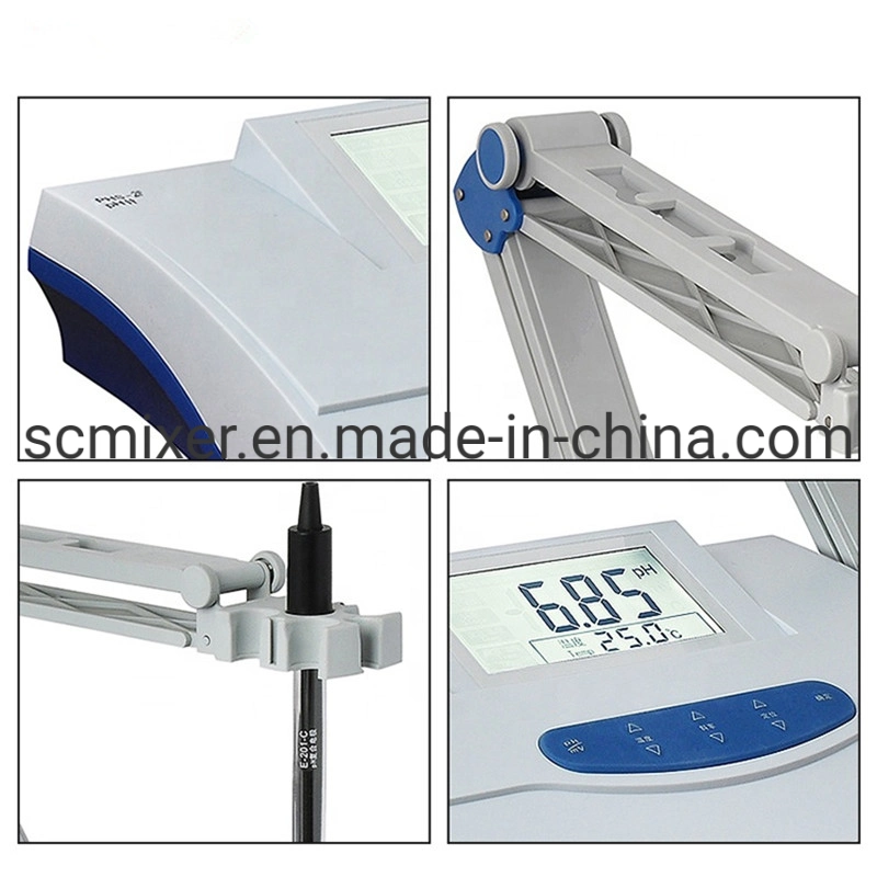 Phs-25 Manual Temperature Compensation Cheap Laboratory Bench Top pH Meter