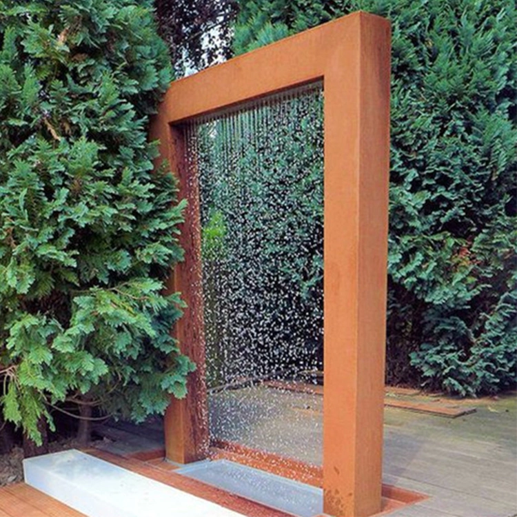 Garden Decor Corten Steel Water Feature