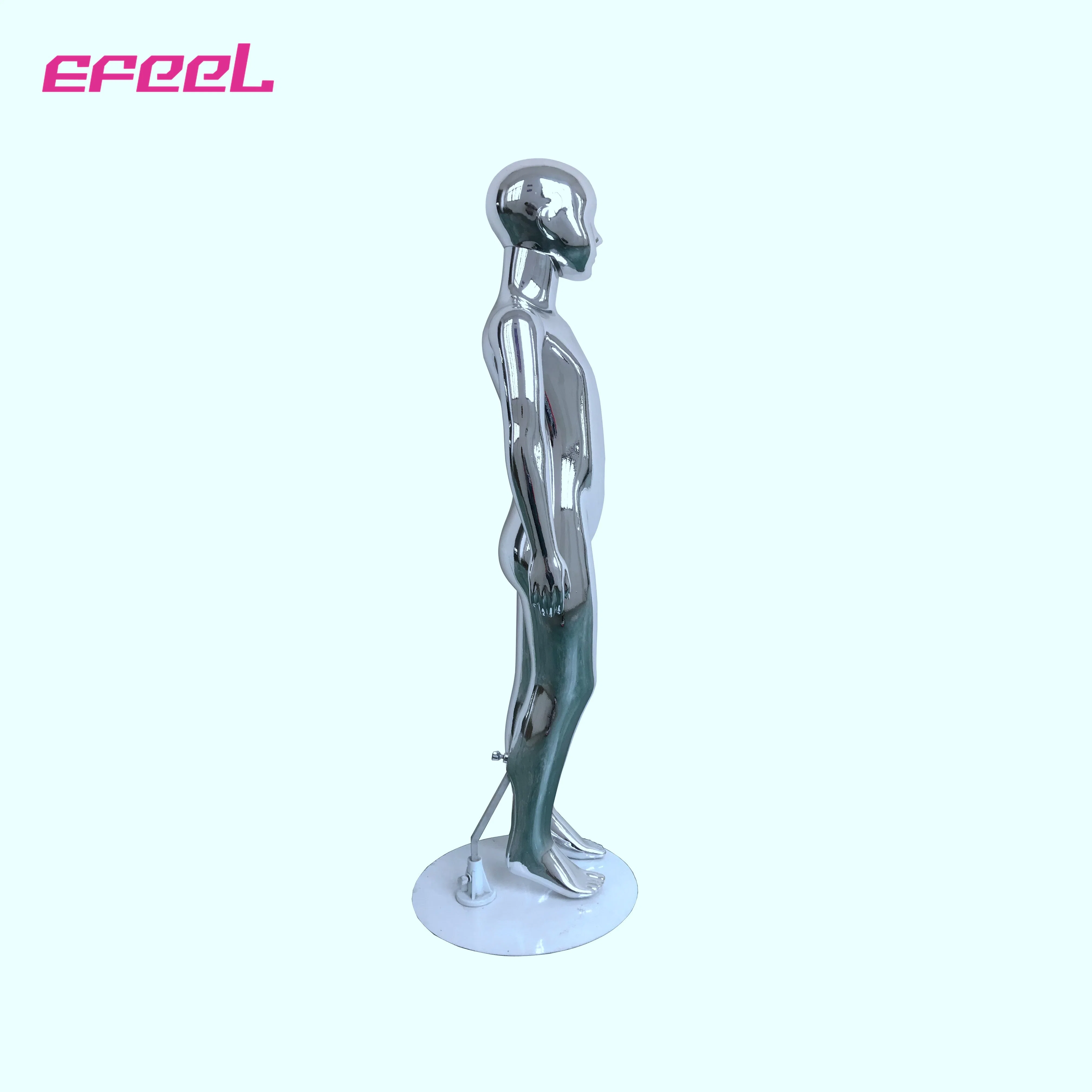 Efeel Abstract Head with Glass/Metal Base Medium Yonth Flexible Mannequin
